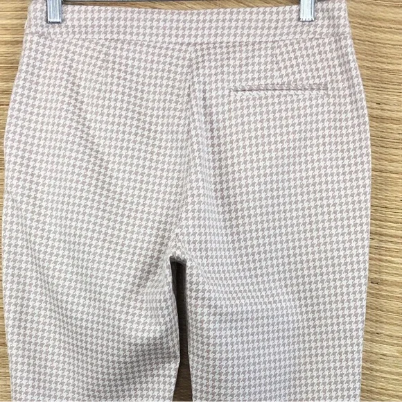 Sezane Cream and Brown Checkered Pants - Picture 9 of 14